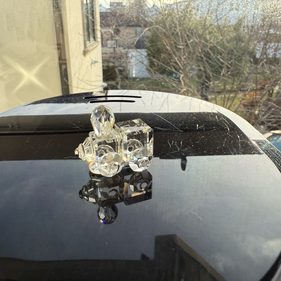 Crystal Glass Train Figurine - Picture 1 of 8